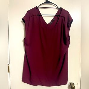 Open back blouse size 2X